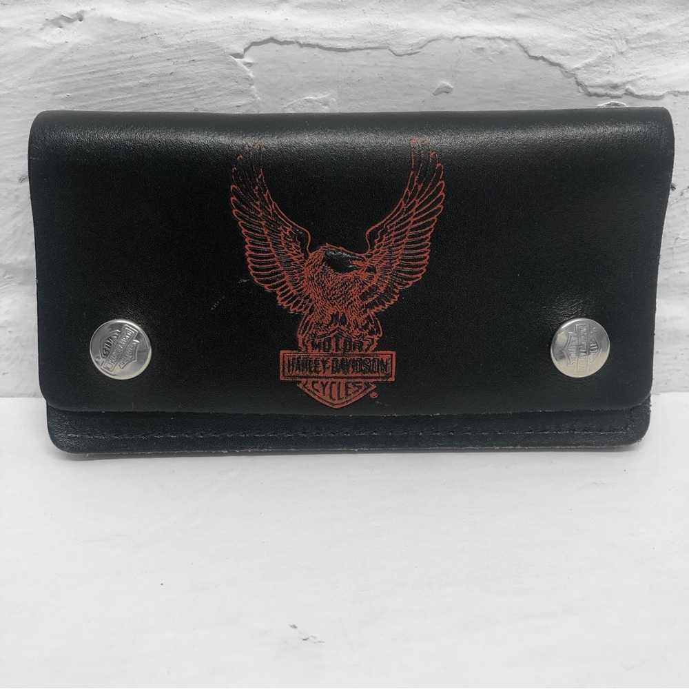 HARLEY DAVIDSON Vintage Leather Wallet